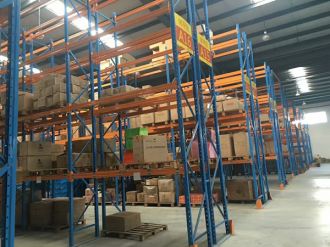 寧波西騰為廣州某企業生產倉庫貨架項目順利竣工